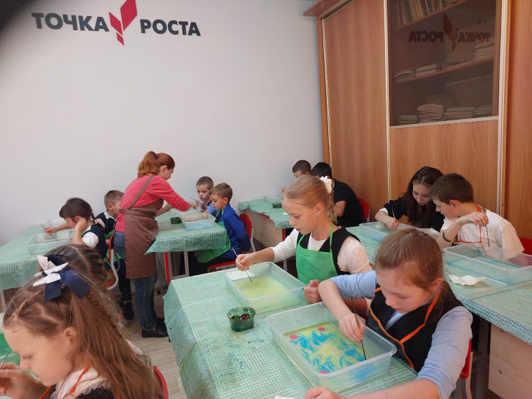 Мастер-класс по рисованию на воде "Эбру"..