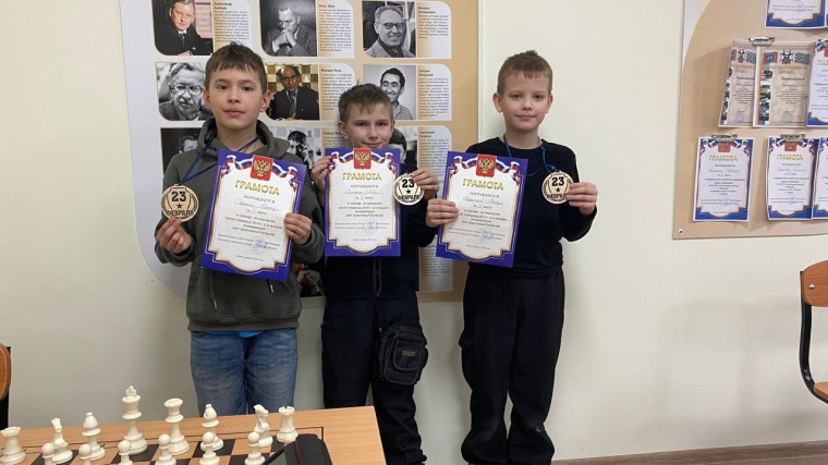 Шахматы в день Защитника Отечества.